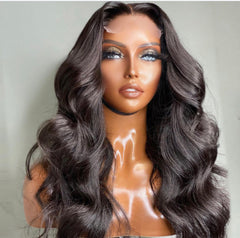 Natural 5x5 Hd Closure Wig