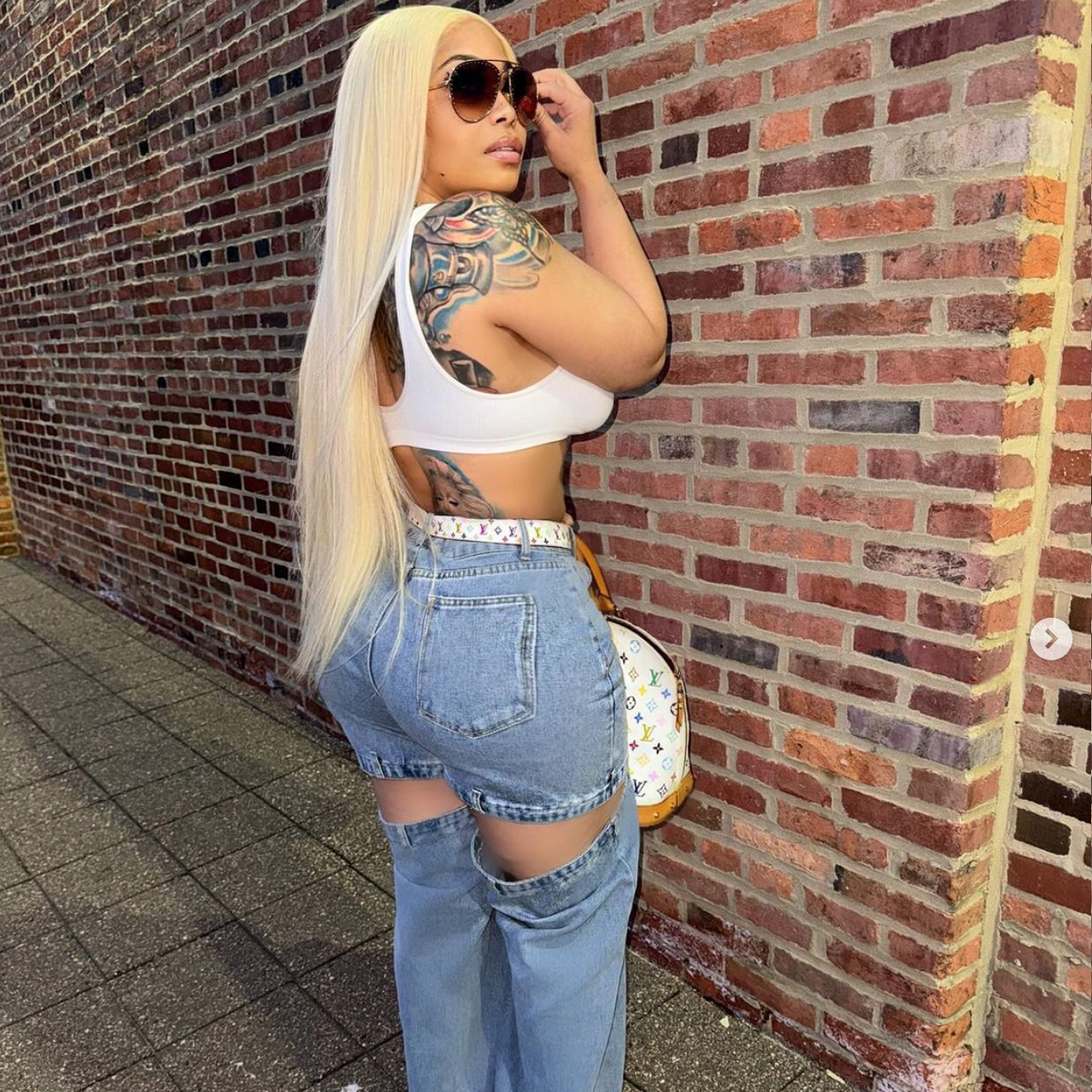 Sliced Denim jeans